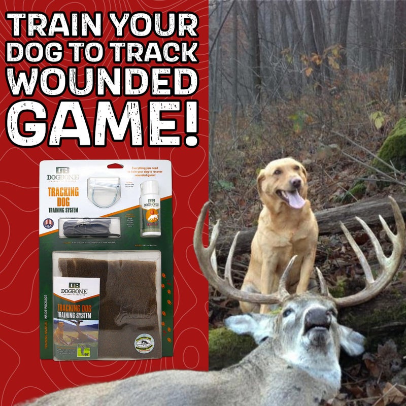 DogBone Tracking Dog Training System to Train Your Dog to Track Wounded Deer | Dog Training Kit | Hunting Dog Accessories | Dog Scent Training Kit | Deer Hunting Accessories | Dog Training Tools - Image 2